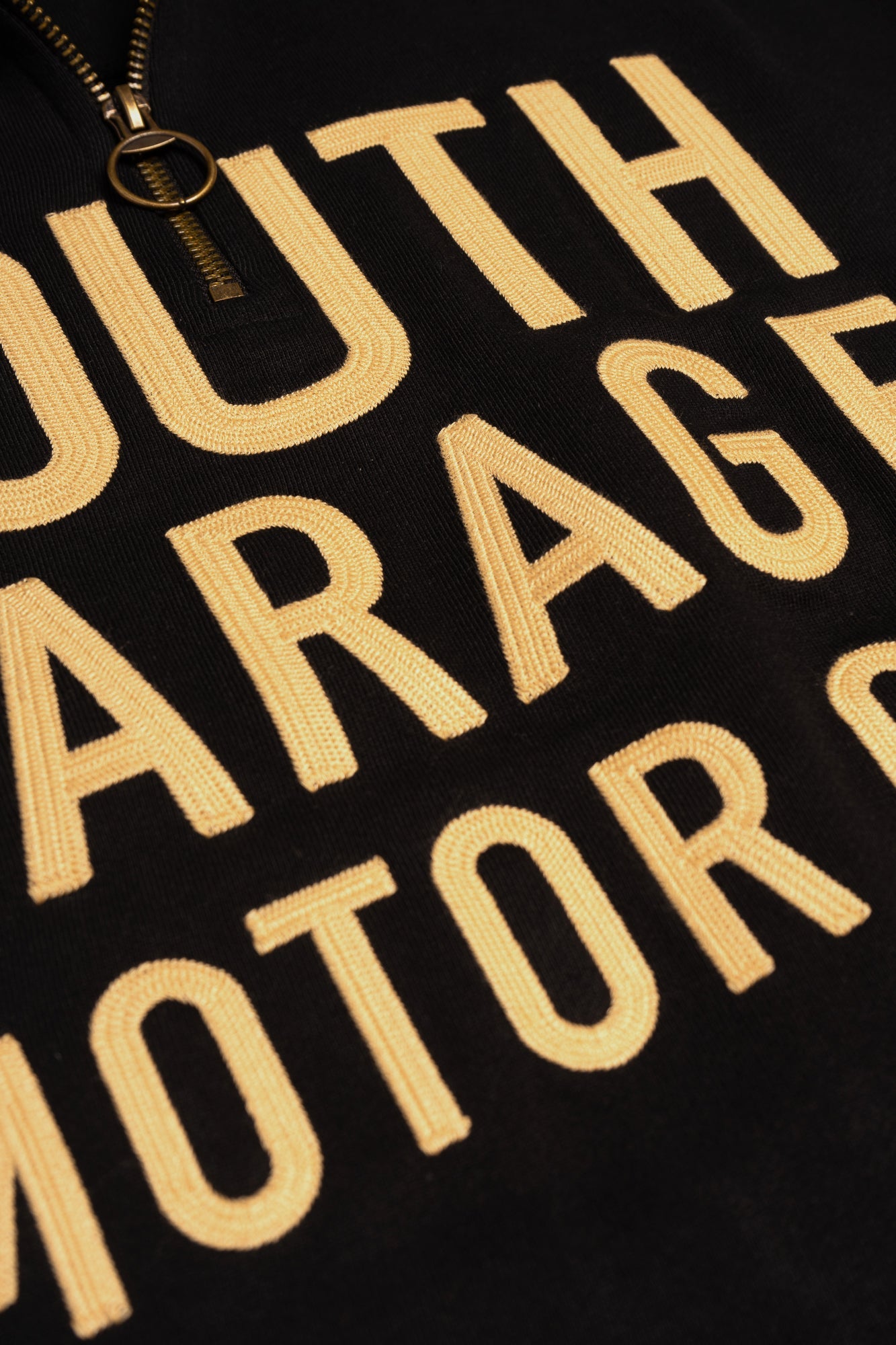 FELPA ZIP MOTOR CO 03 - BLACK