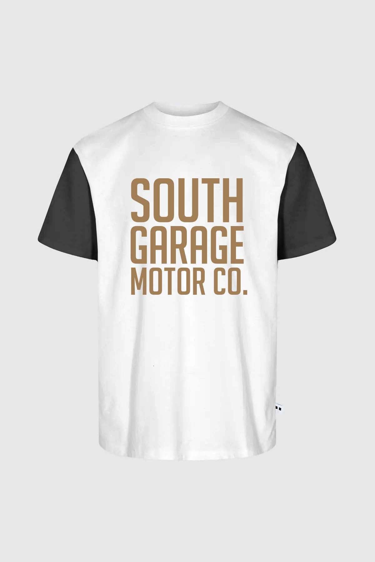 MOTOR CO 03 T-SHIRT - WHITE/BLACK