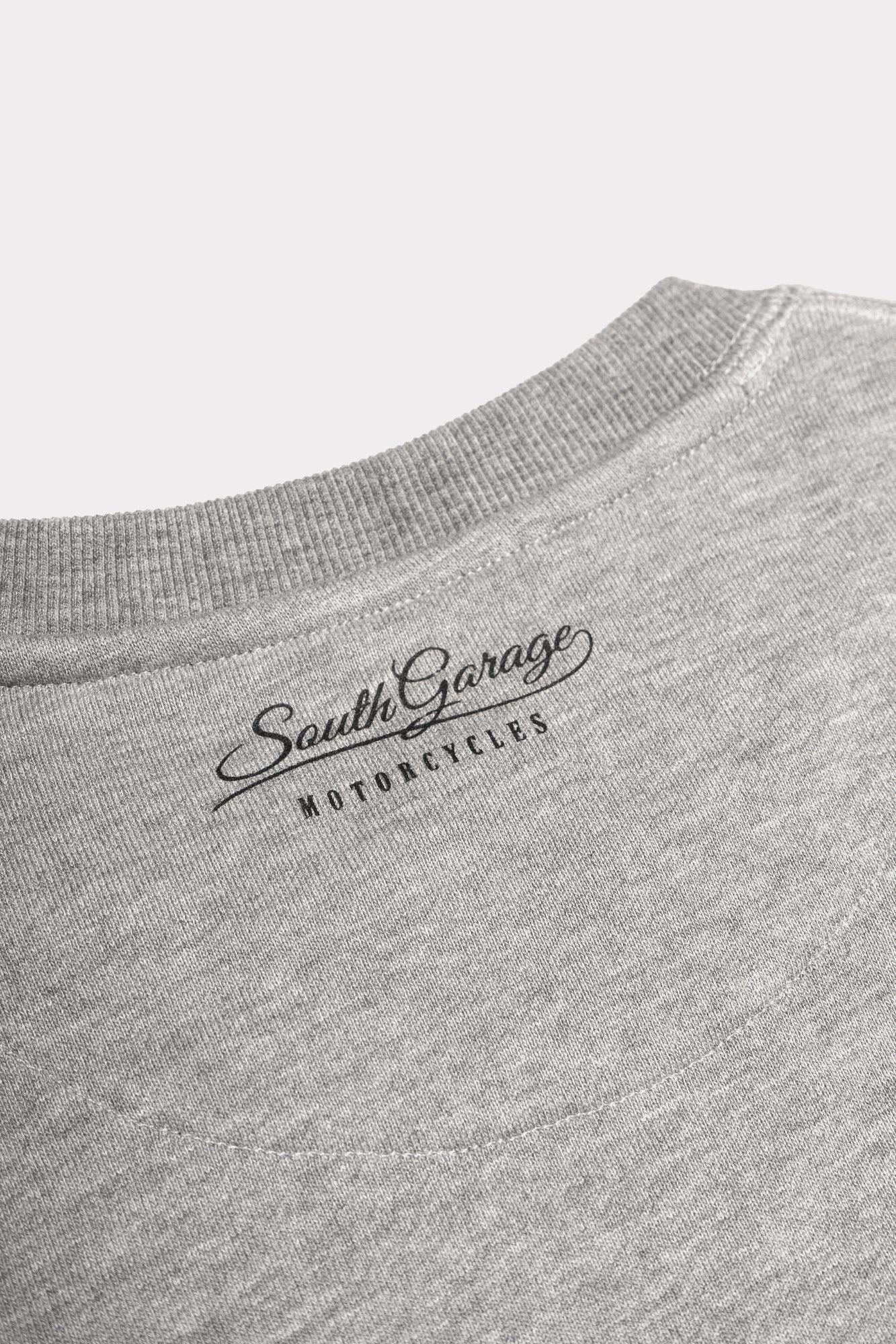 CUSTOM MOTORCYCLE SWEATSHIRT 02 - GREY