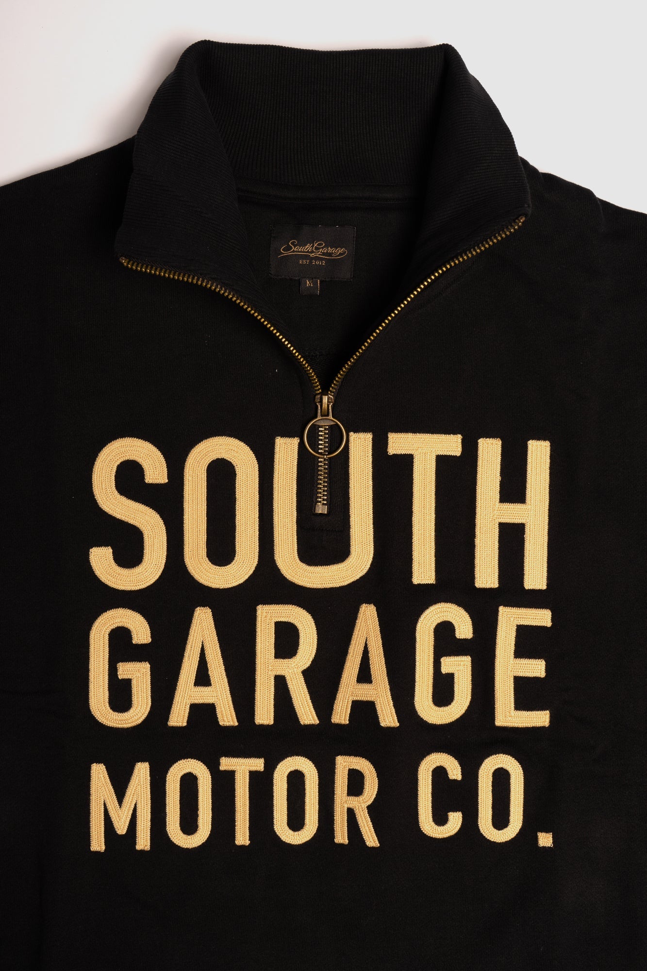 MOTOR CO 03 ZIP-UP SWEATSHIRT - BLACK