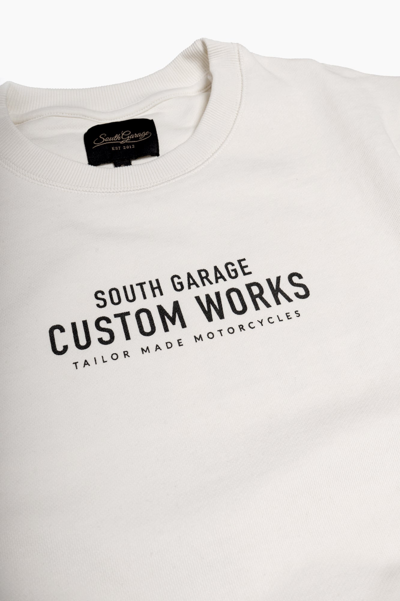 CUSTOM WORKS SWEATSHIRT 04 - CREAM