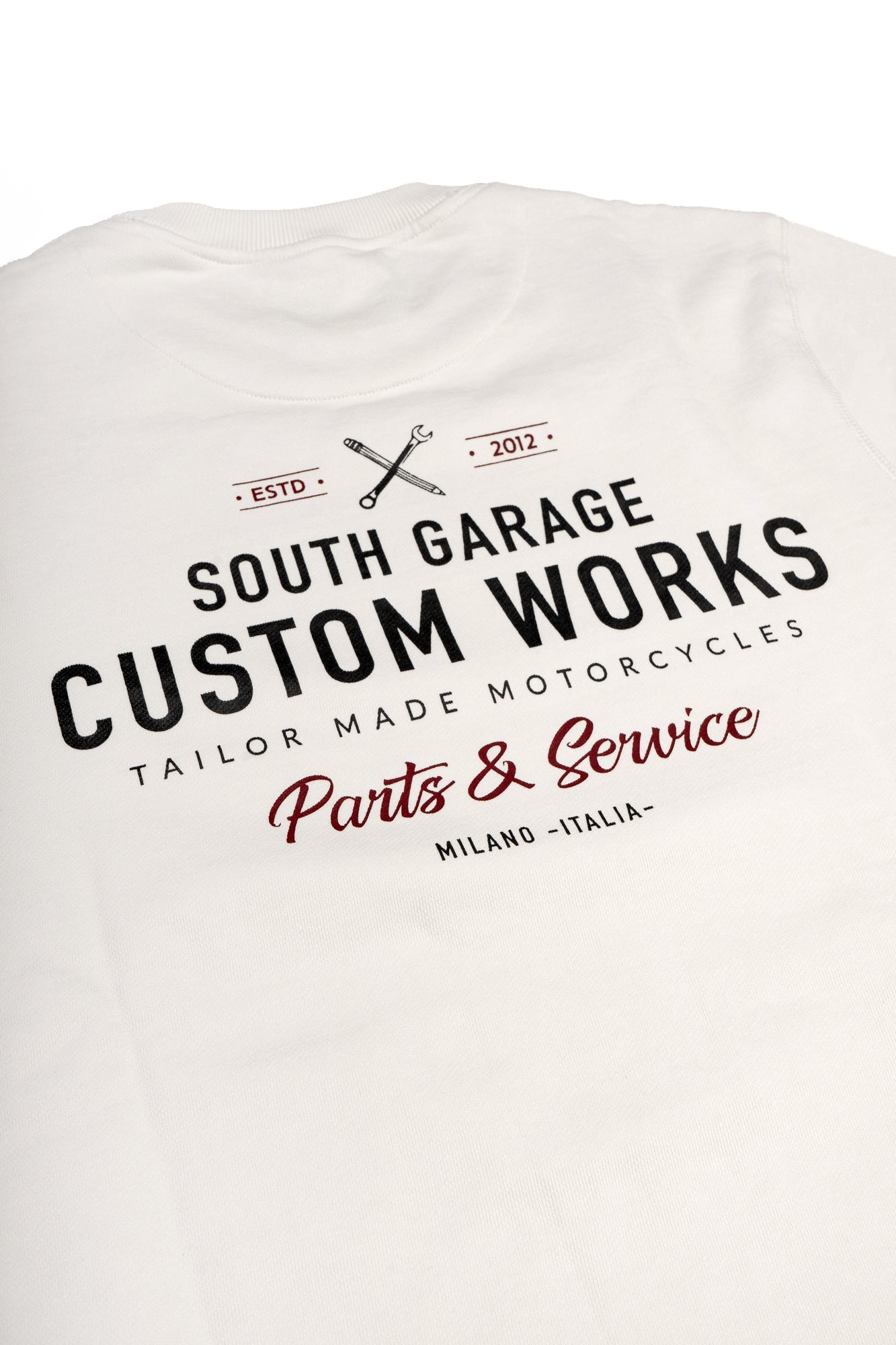 CUSTOM WORKS SWEATSHIRT 04 - CREAM