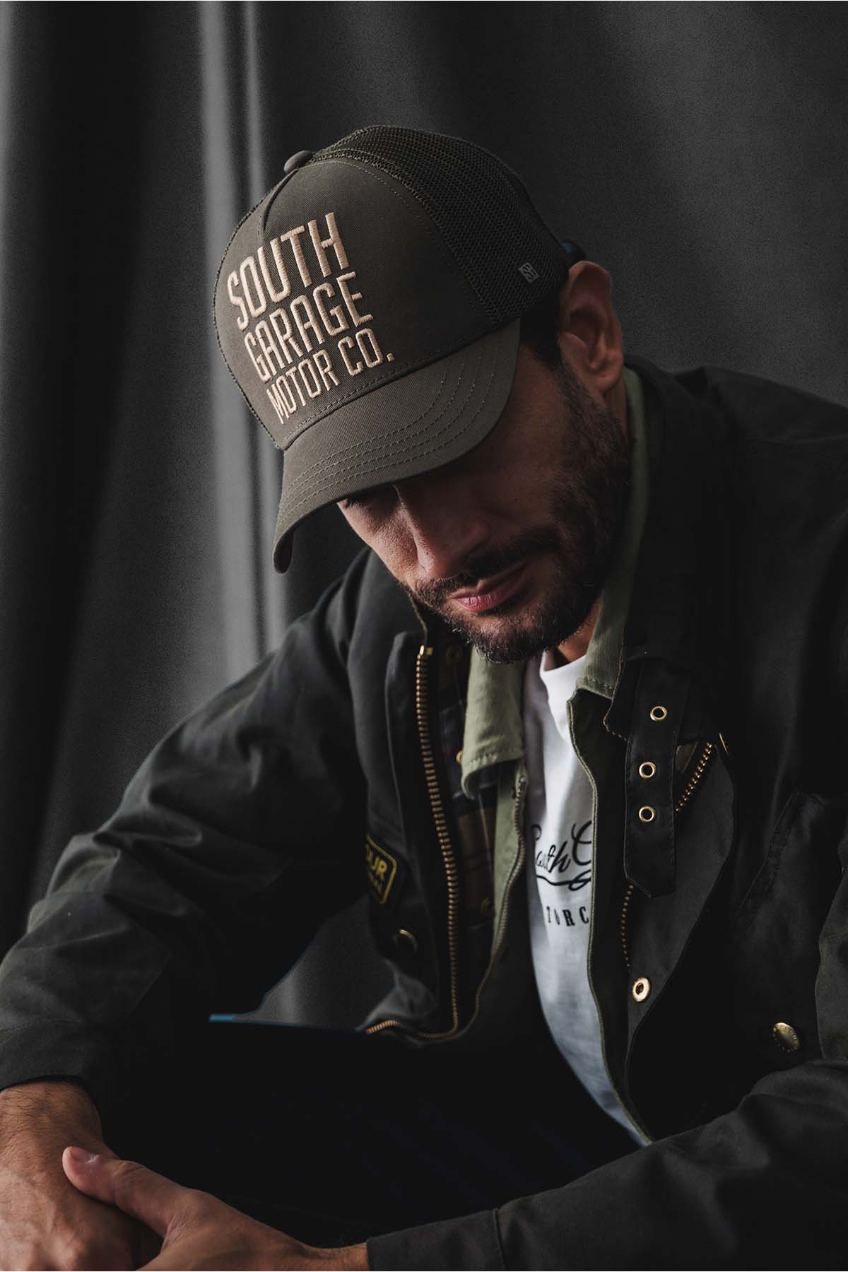 MOTOR CO. HAT - OLIVE