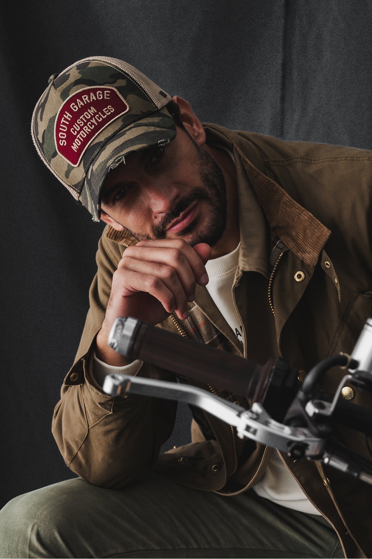 CUSTOM MOTORCYCLE HAT - CAMU