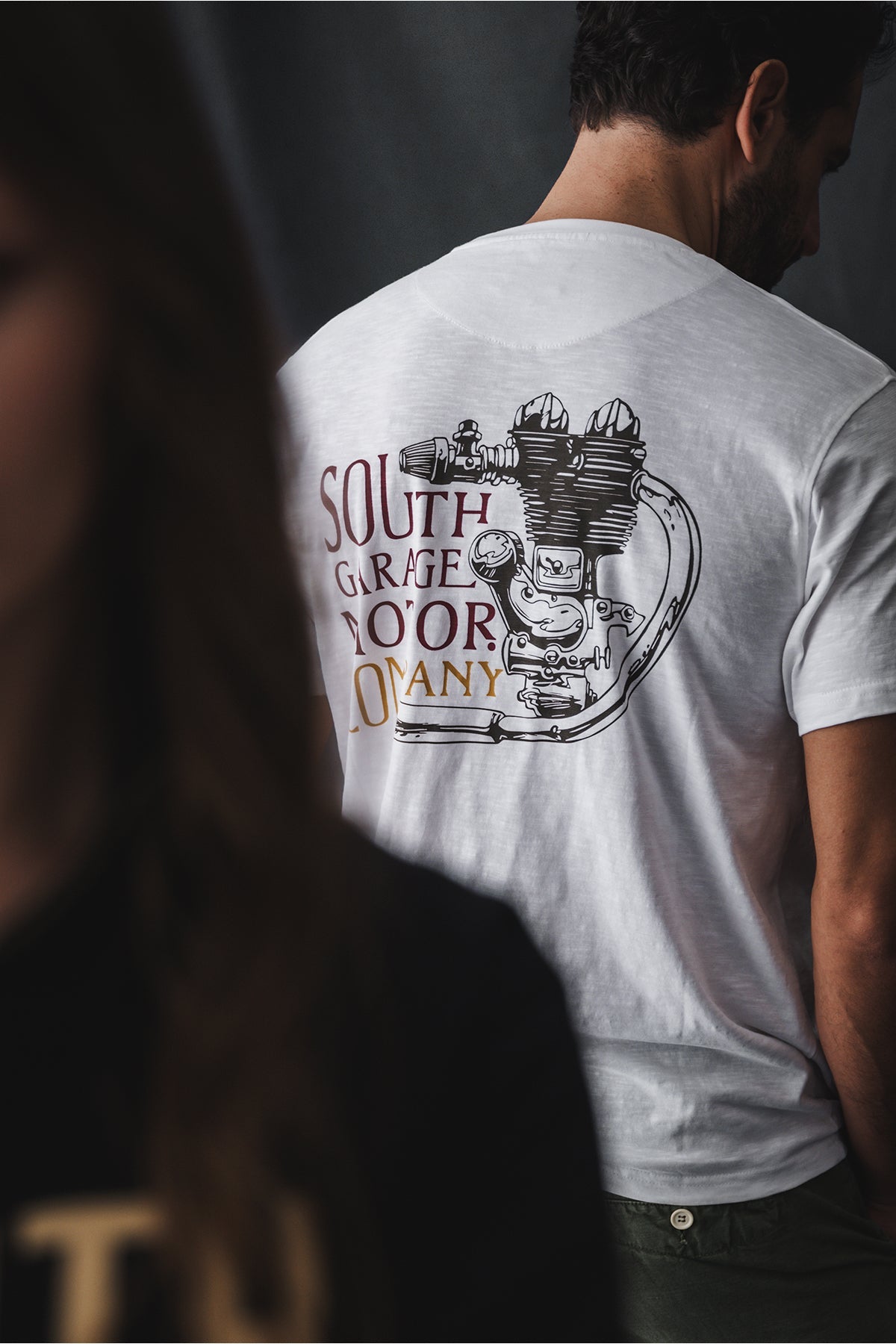 T-SHIRT OLD ENGINE 07 - WHITE