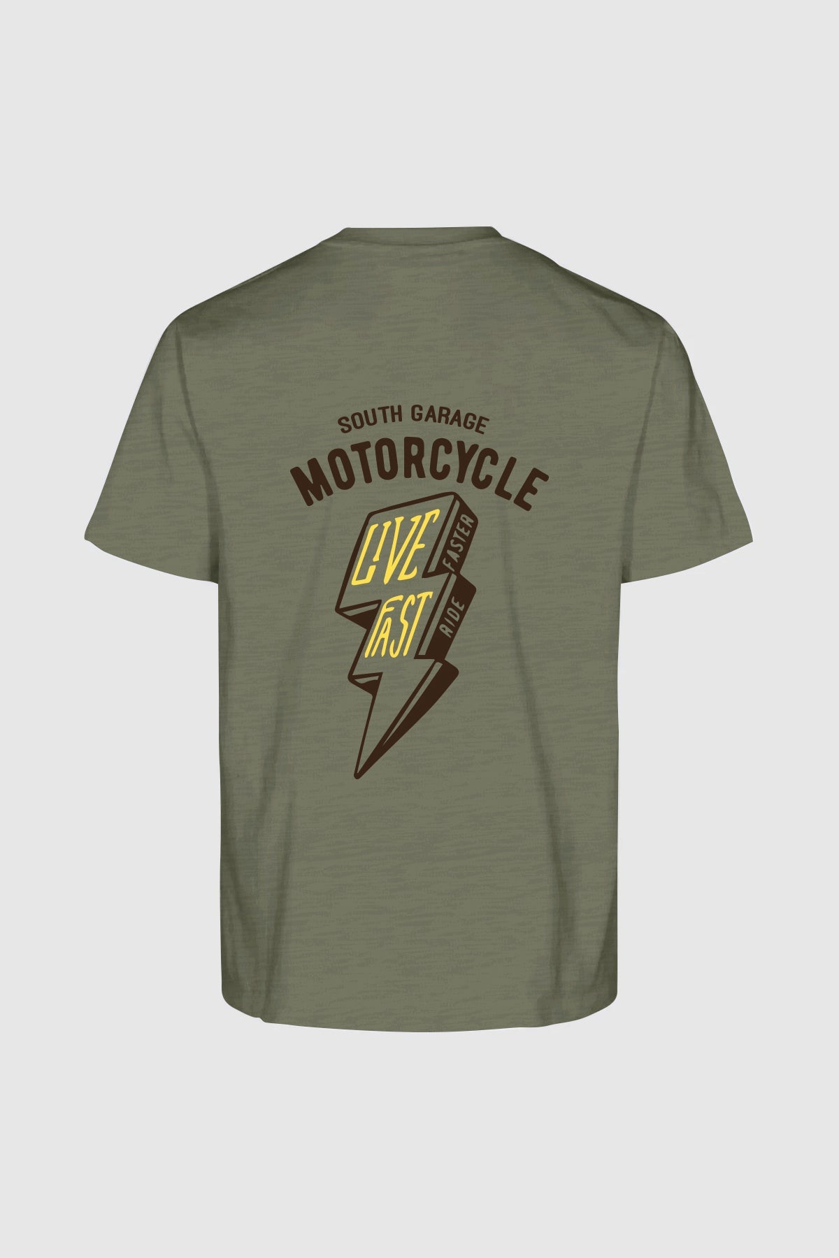 T-SHIRT LIVE FAST 06 - GREY